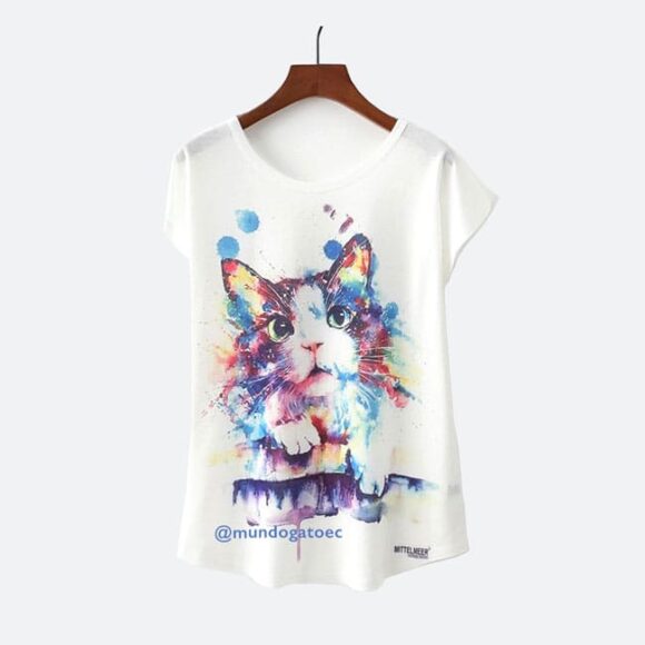 Camiseta Color Cat