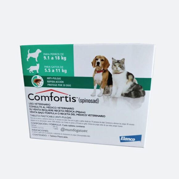 Comfortis 560mg tabletas anti-pulgas