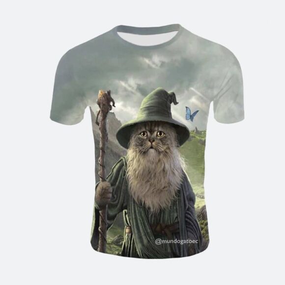Camiseta Gandalf el gato