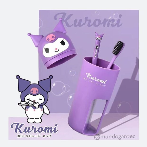 Porta Cepillos Kuromi 