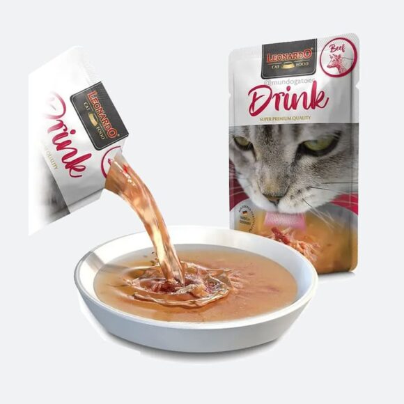Leonardo Drink Caldo de Res para gatos 40 g