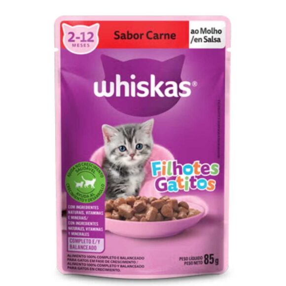 Whiskas sabor carne gatitos 85 gr