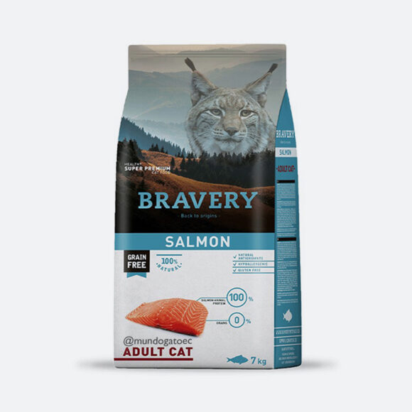 BRAVERY SALMON - GATO ADULT0 7KG