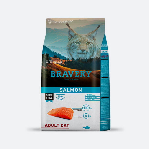 BRAVERY SALMON – GATO ADULTO 2KG