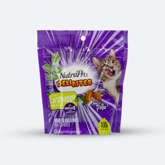 Snacks para Gatos DELIBITES NutraPro con Catnip