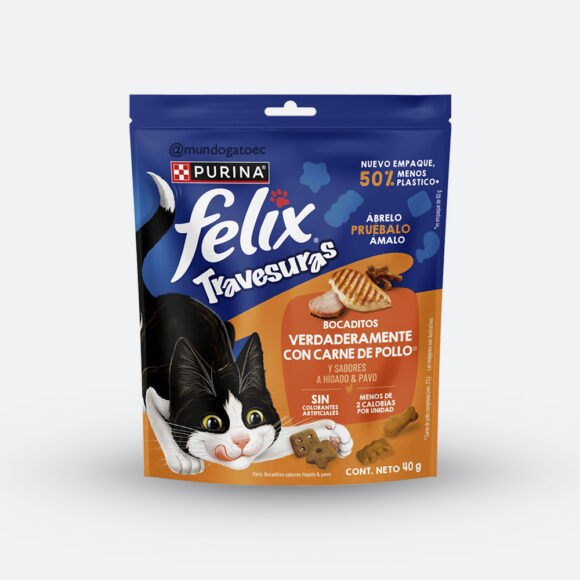 Felix Travesuras sabor a Pollo - 40gr